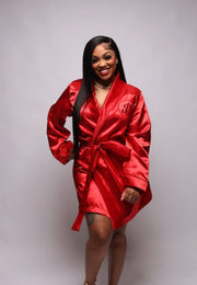 Cargar imagen en el visor de la galería, Bata de satén Sensation