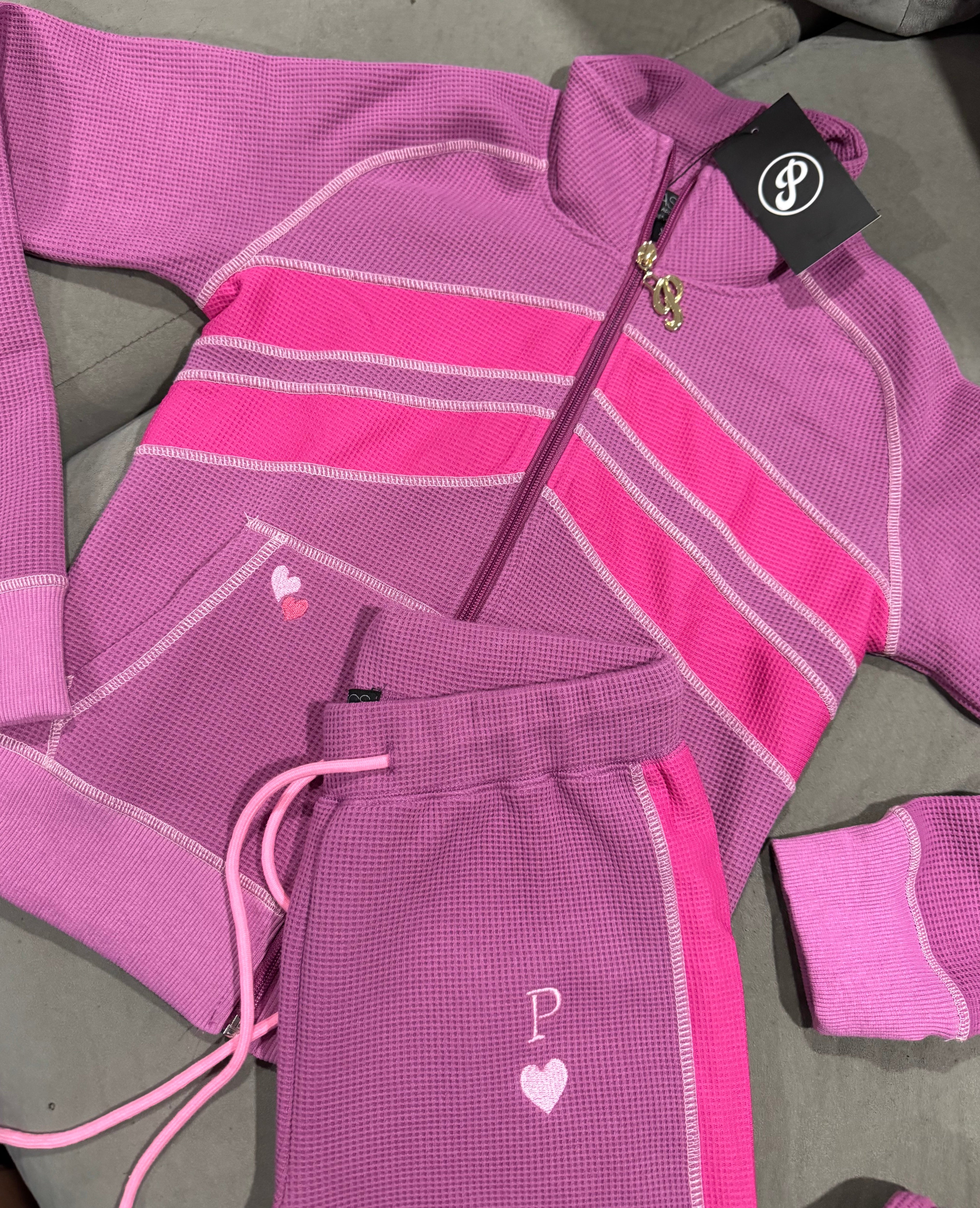 Plum hearts Waffle knit