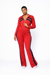 Cozy Cove Red Jogging set