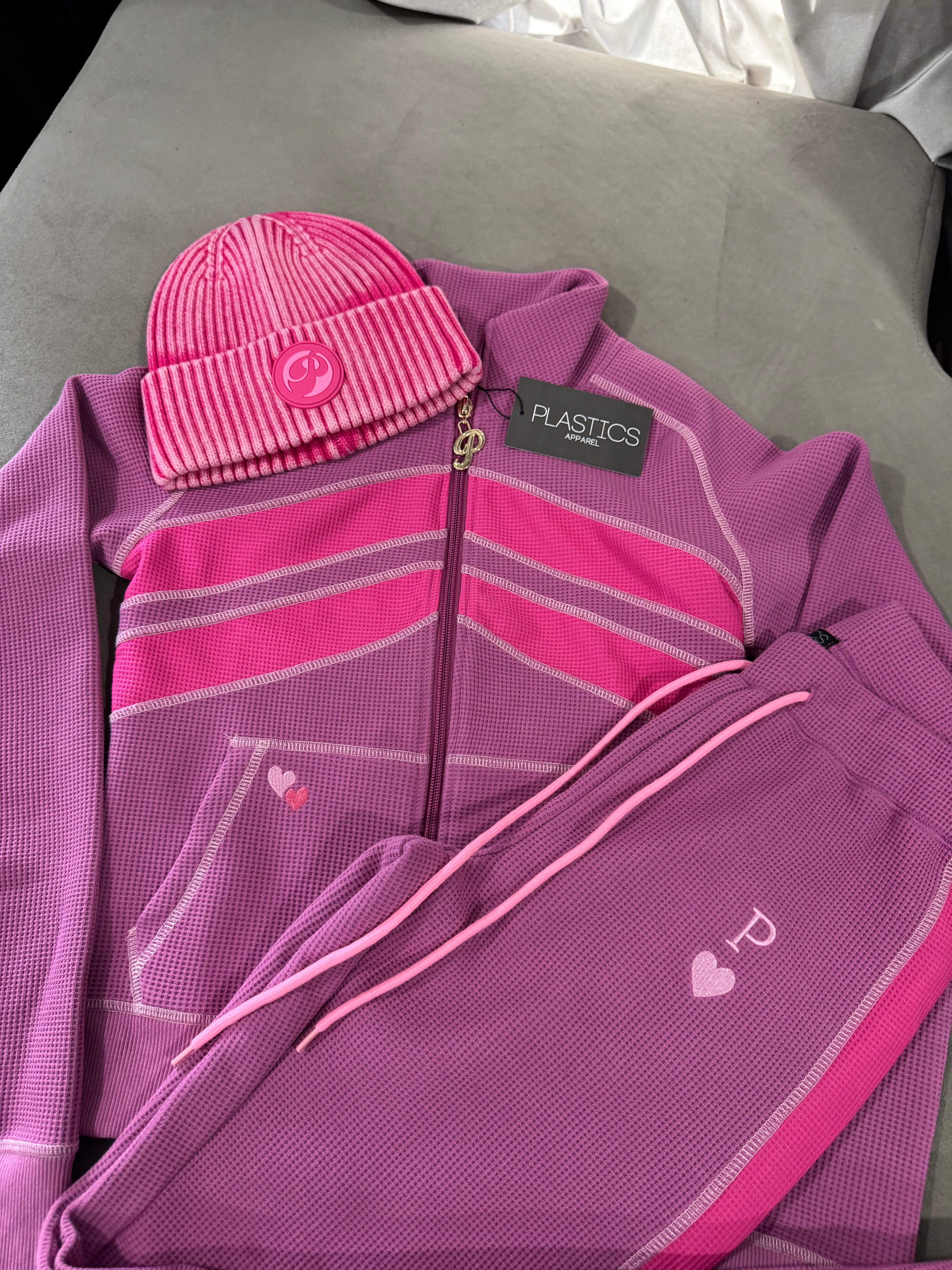 Plum hearts Waffle knit