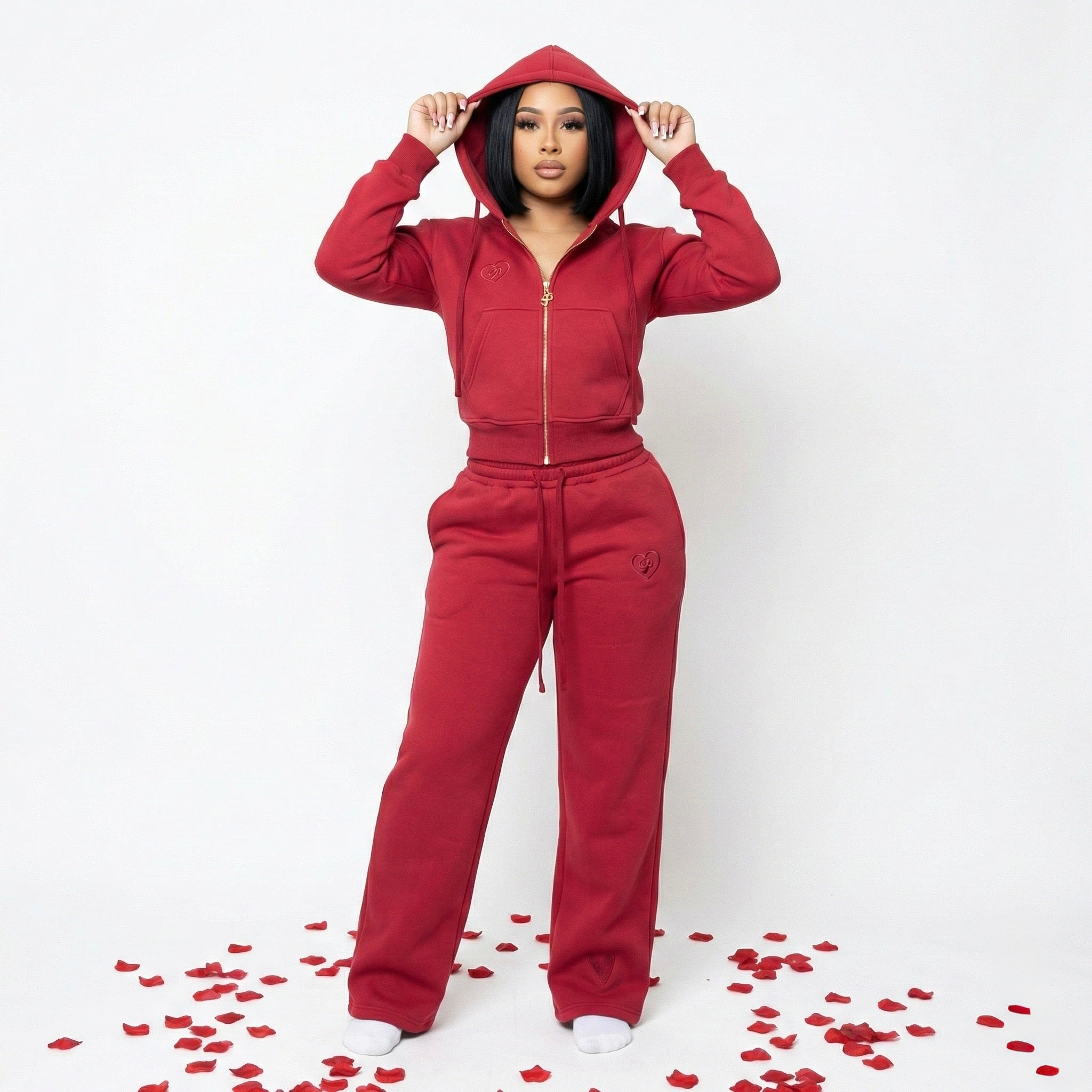 Rose Heat Fleece Set