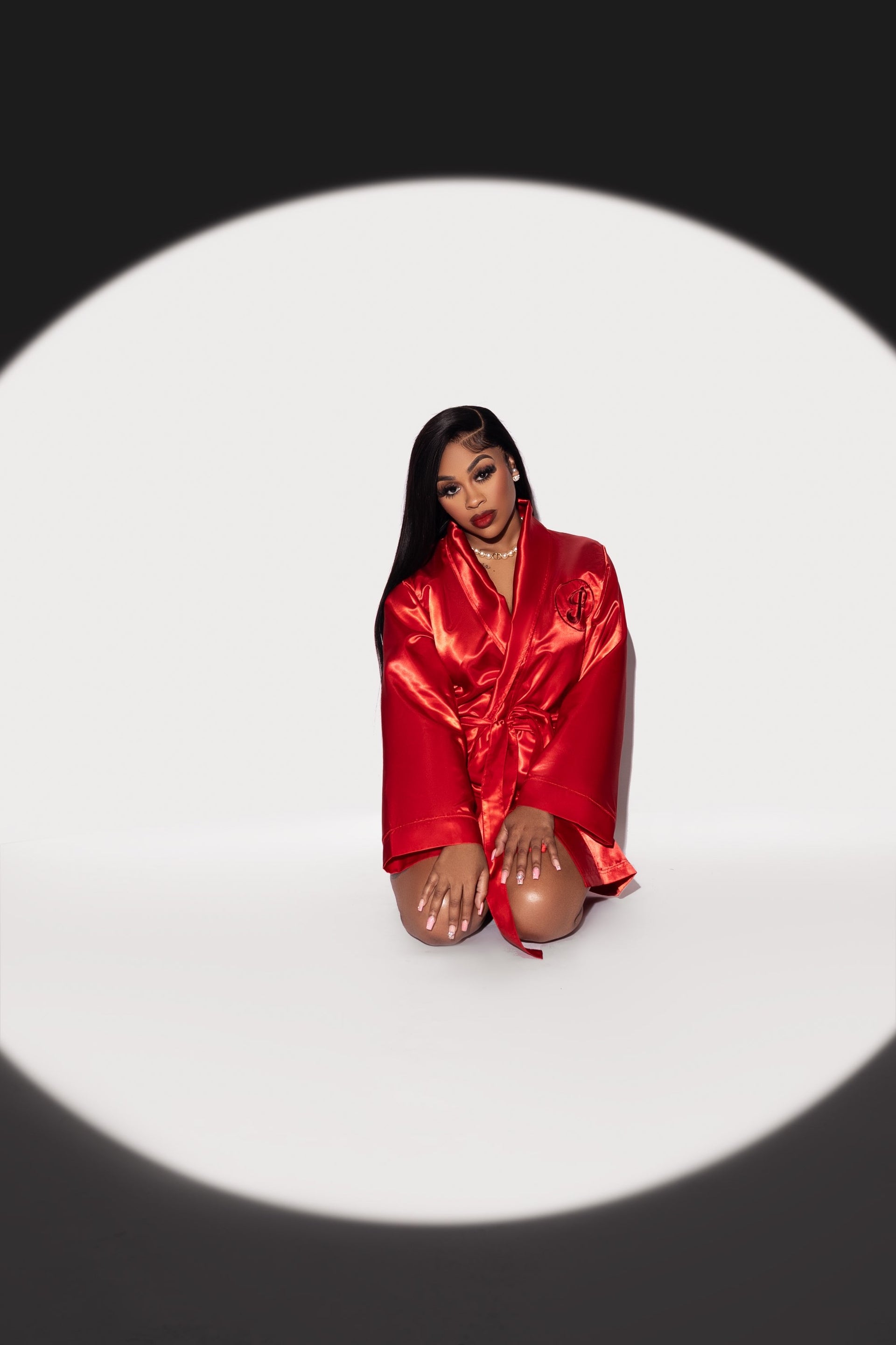 Bata de satén Sensation