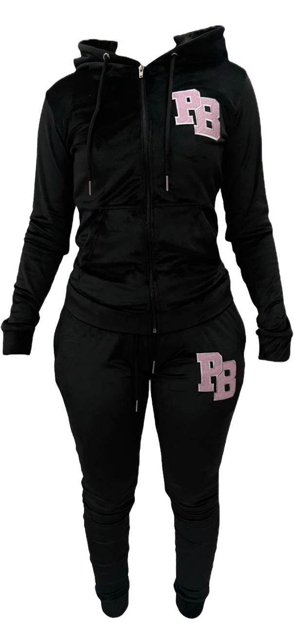 Conjunto deportivo de terciopelo de plástico