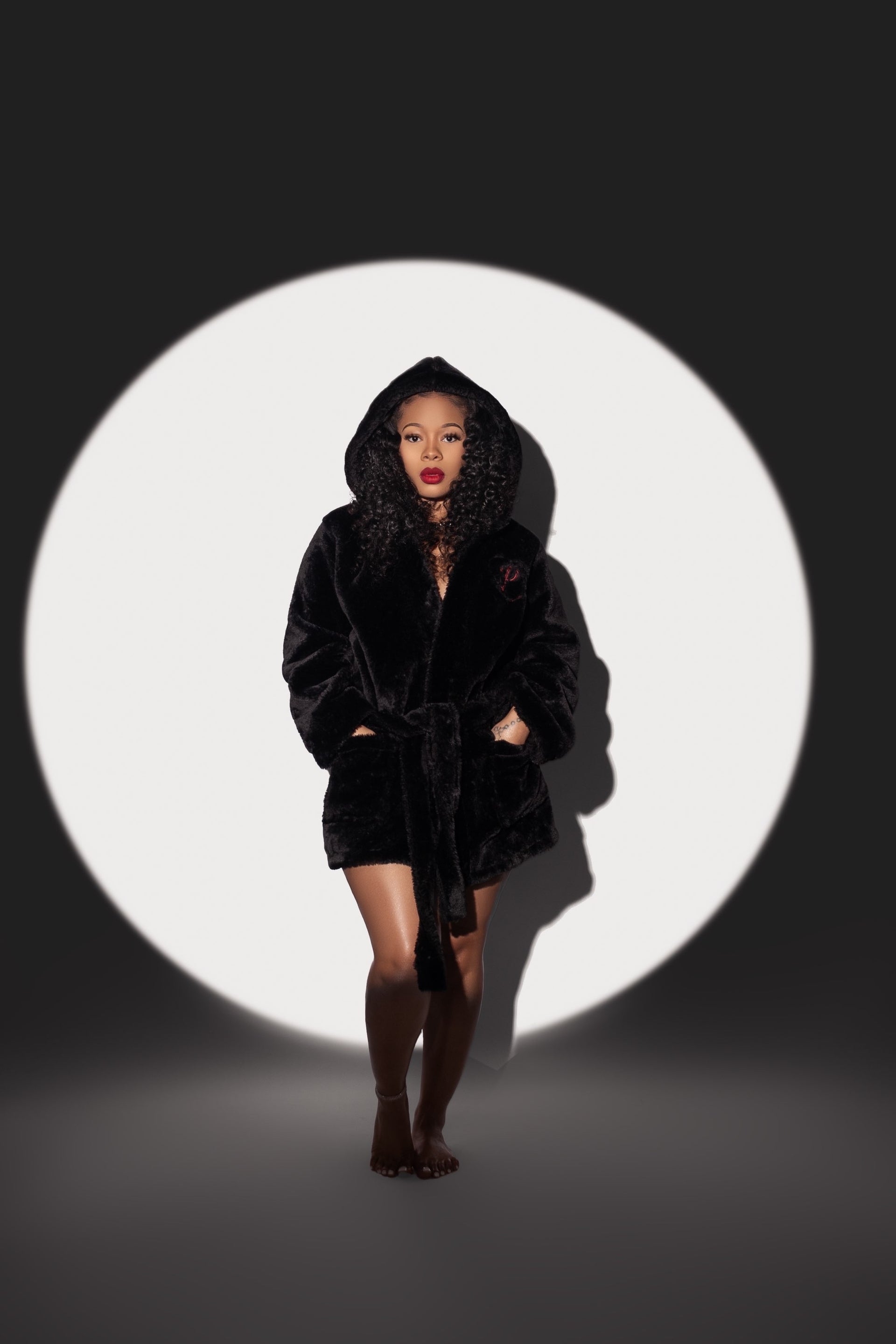 Bata de plástico de peluche