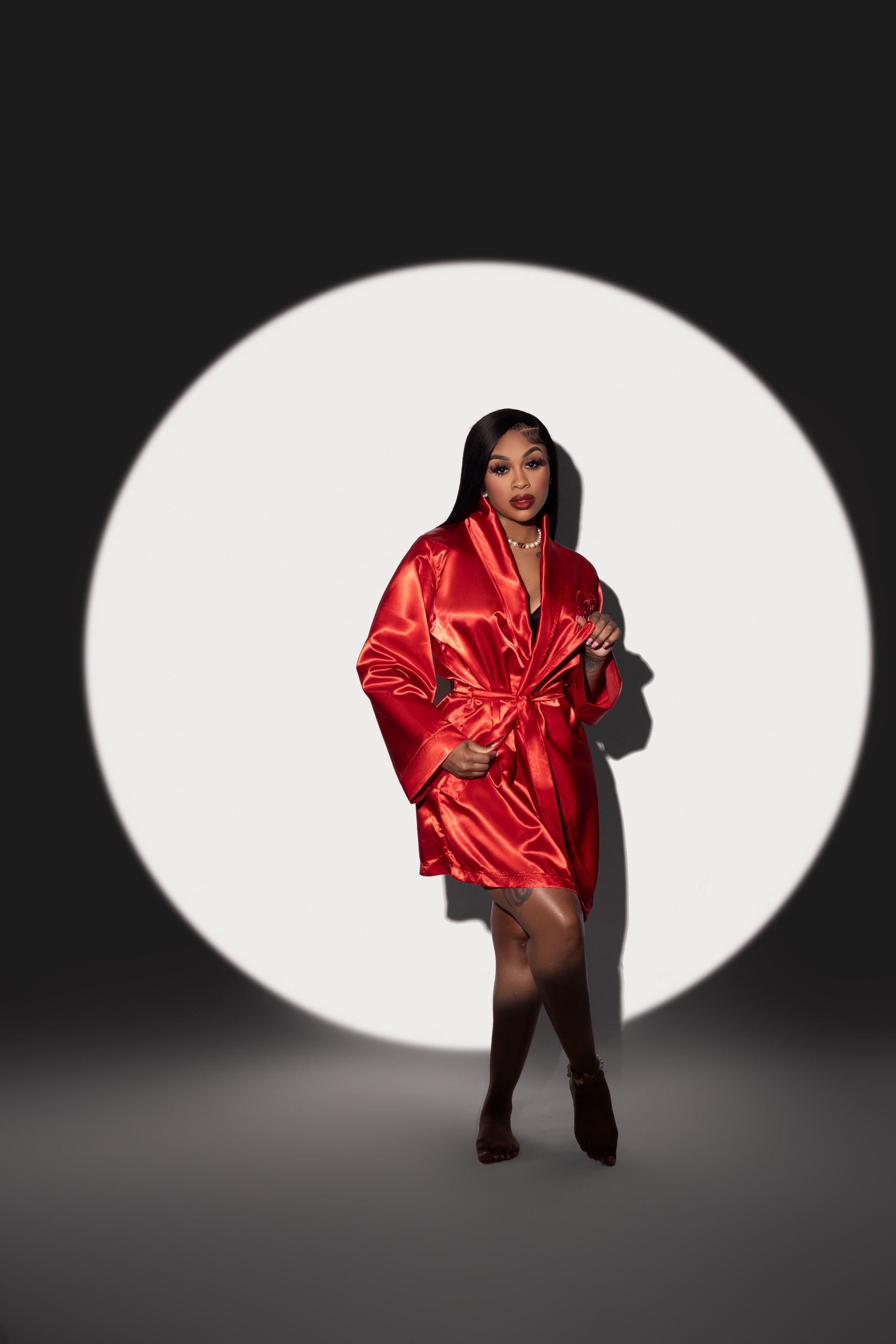 Bata de satén Sensation