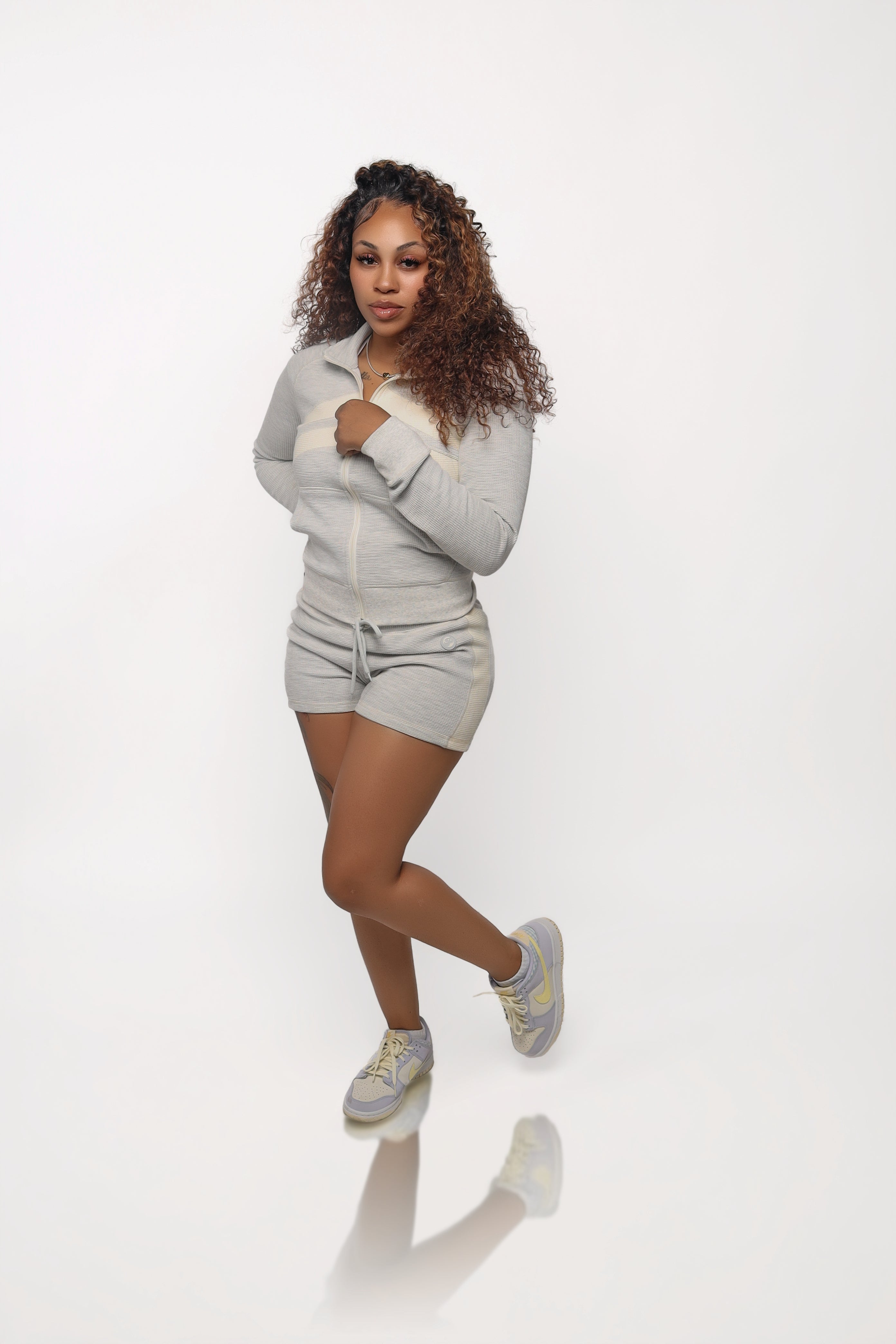 Whipped Cream Waffle knit