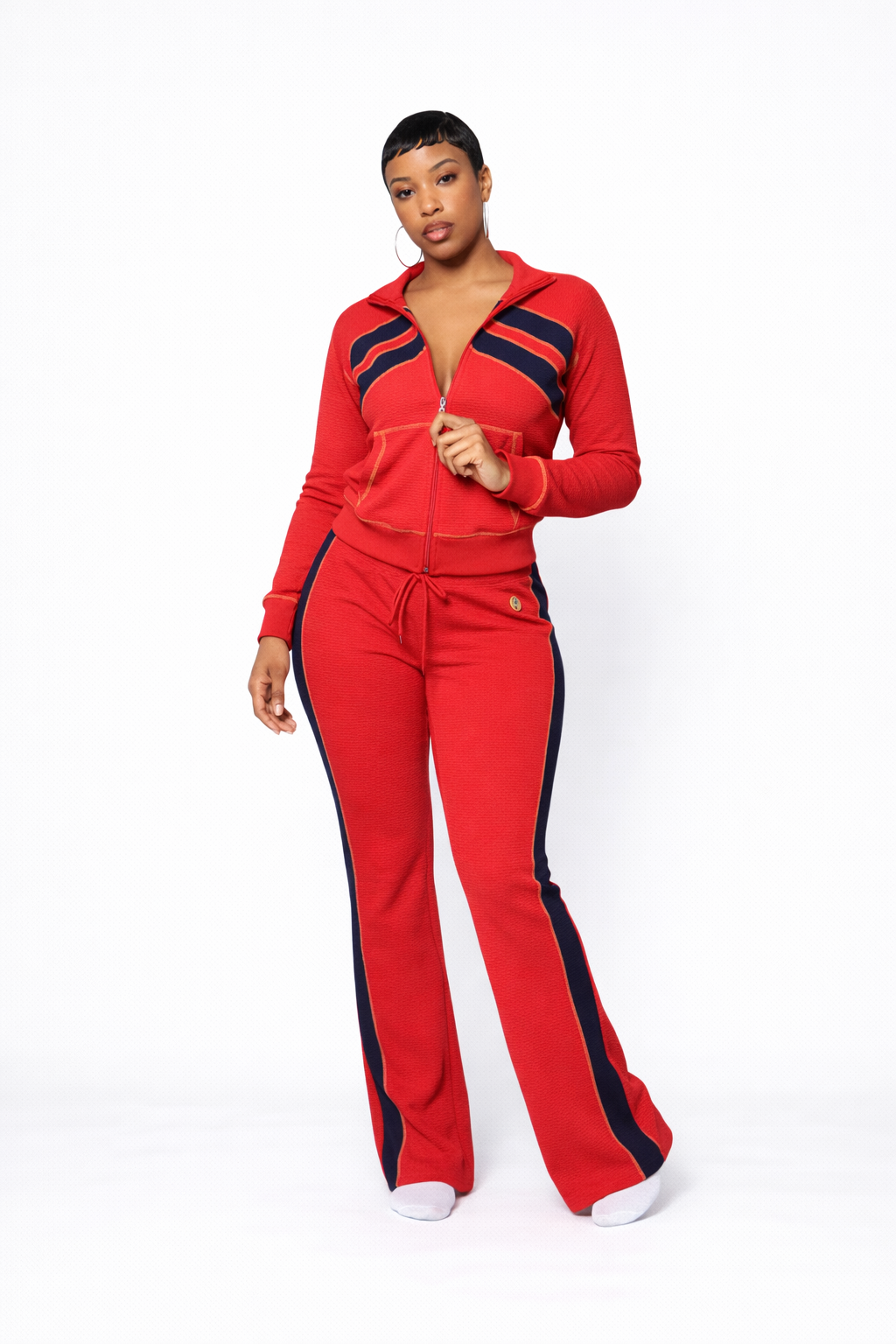 Cozy Cove Red Jogging set