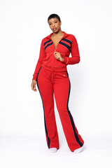 Cozy Cove Red Jogging set