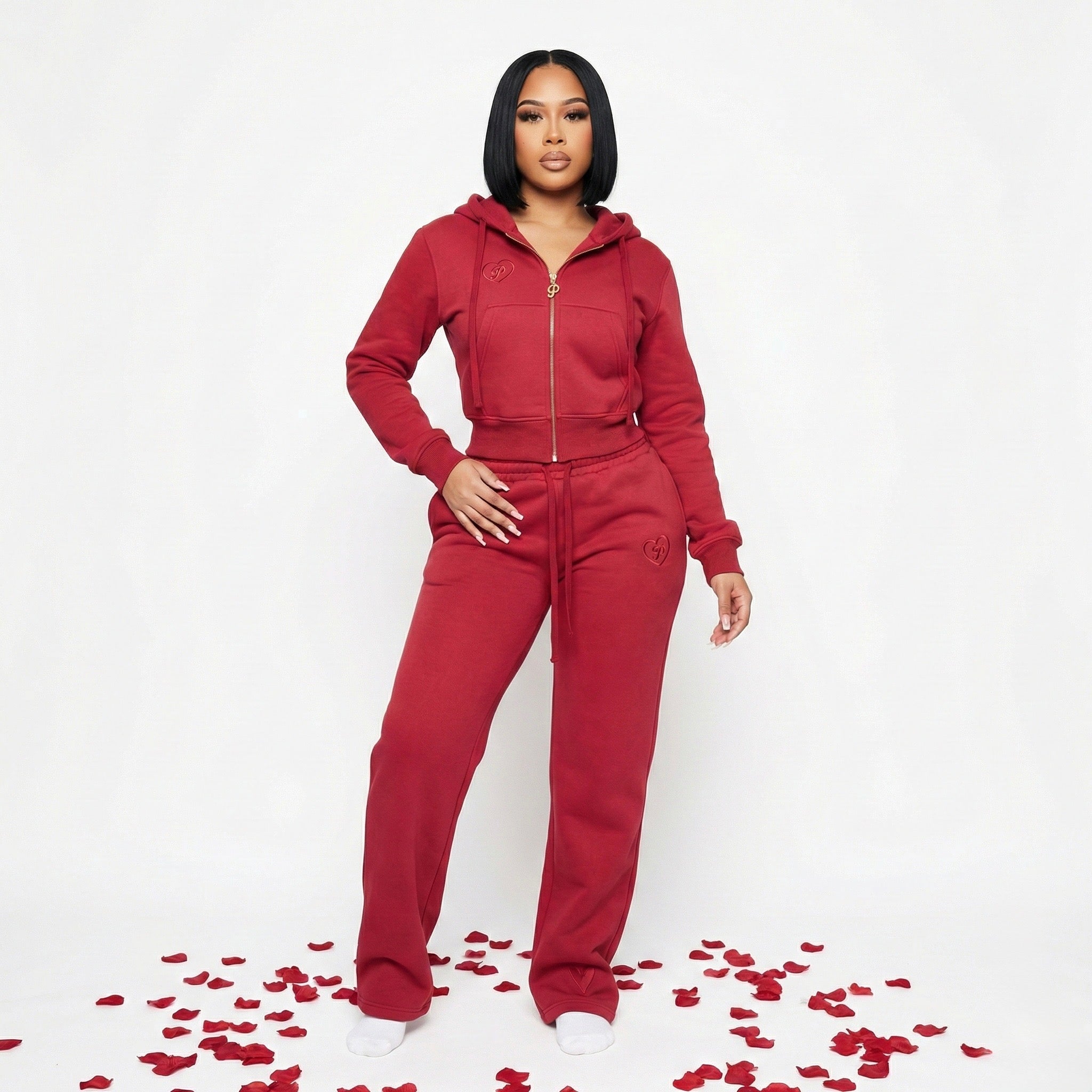 Rose Heat Fleece Set