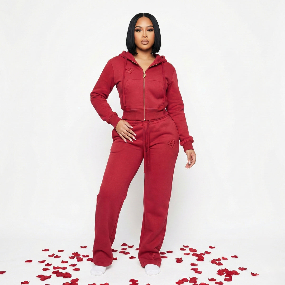 Rose Heat Fleece Set